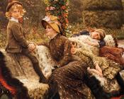 The Garden Bench - 詹姆斯·蒂索